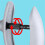 Seringa veterinária de 5 ml com recarga automática e cesto para fixação em frasco. 5