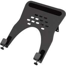 Suporte de braço articulado para monitor, laptop e tablet de 10 a 16 polegadas com placa de montagem de 75 mm e 100 mm e base deslizante.