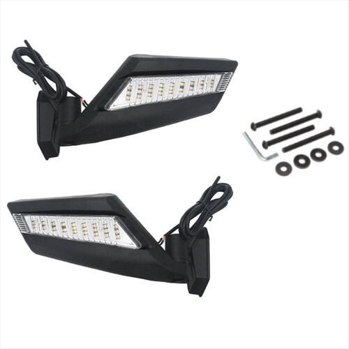Espelho retrovisor UTV com luz de seta LED para X3 Turbo(R) 2017-2020