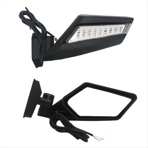 Espelho retrovisor UTV com luz de seta LED para X3 Turbo(R) 2017-2020 1