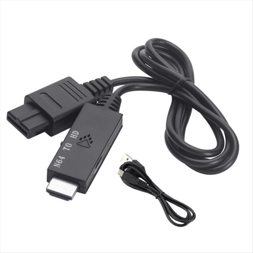 Cabo conversor para N64 para HD, cabo adaptador de interface multimídia para N64 para HD, compatível com SNES e SFC.