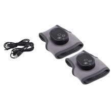 2Pcs Electric Heating Ankle Protector Home Use Heat Therapy Vibrating Foot Massager Foot Joint Therapy Massage Protector