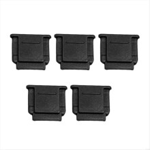 5Pcs Hot Shoe Cover Caps for ZV1M2 ZV1F/E10 A6000 A7M4/A7M3/A7RM4 Digital Cameras Dust and Scratch Protections Black