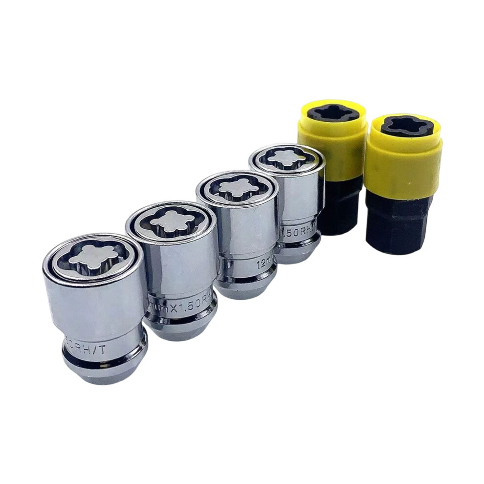 Automotive Antitheft Lock Lug Nuts Carbon Steel-M12x1.25 7696000962740