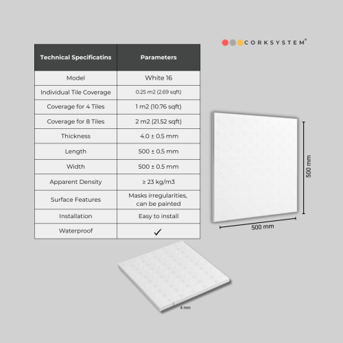 White 16 Ceiling and Wall Decorative Panels 2m2 1