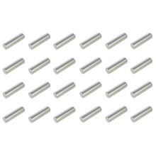 24 peças de ímãs Alnico 5 para captadores humbucker de guitarra elétrica, com polos magnéticos de 5x15mm.