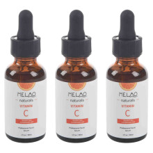 Sérum Facial Orgânico Antienvelhecimento com Vitamina C Natural MELAO 3X, 20% + E, 30ml
