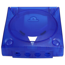 Caixa transparente de plástico para substituição da caixa do console de videogame retrô Dreamcast DC.