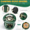 Fogão portátil universal mini para camping com 8 pavios, a querosene e óleo. 7