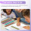 12 Pieces Colorful Reading Tools for Kids ADHD Dyslexia Guide Strips Speed Tool 4