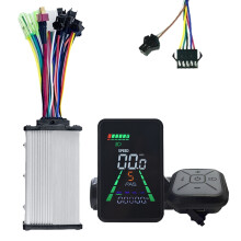 LCD displej pre elektrobicykel L5 + bezkartáčový motor 36V/48V 350W UART 24V/36V/48V/60V s LCD tachometrom pre elektrický skúter SM5+2PIN