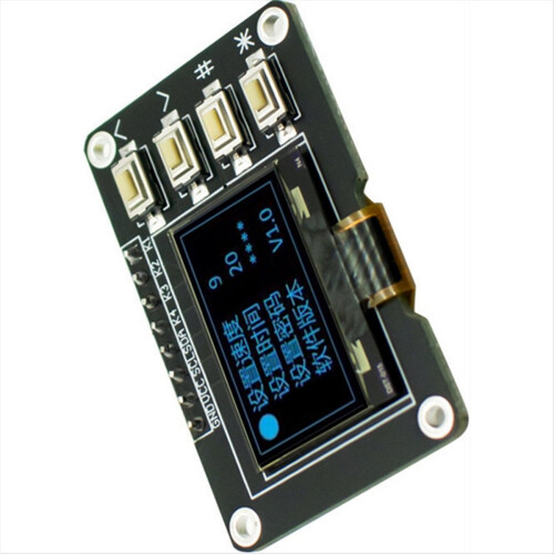 Tela OLED de 0,96 polegadas, azul, módulo de tela 12864 com teclado de matriz de 4 teclas, interfaces IIC SSD1315 azul 2