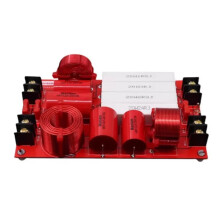 Crossover de áudio Hi-Fi para alto-falantes, divisor de frequência de 2 vias, 250 W, agudos, estéreo, filtros duplos, placa de circuito combinador.
