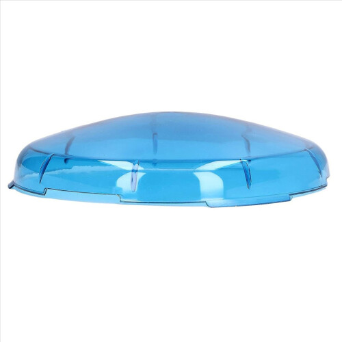 2 unidades de tampa de lente universal para luz subaquática de piscina de 7,5 polegadas, encaixe fácil, para aquários e spas, azul. 2