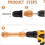 2 Pcs Tie Dye Tool 1 Sinew Puller Tool for Tie Dye with Winding Sinew Pulling Device for DIY and White Waxed Thread Kits B 4