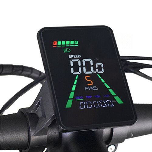 L5 E-Bike LCD-Display 24V/36V/48V/60V UART-Tachometer Typ C Elektroroller LCD-Display SM5PIN 2