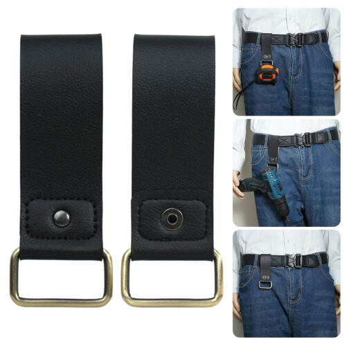 Portable Thin Tape Measure Holders Keychain With Belt Loop 1