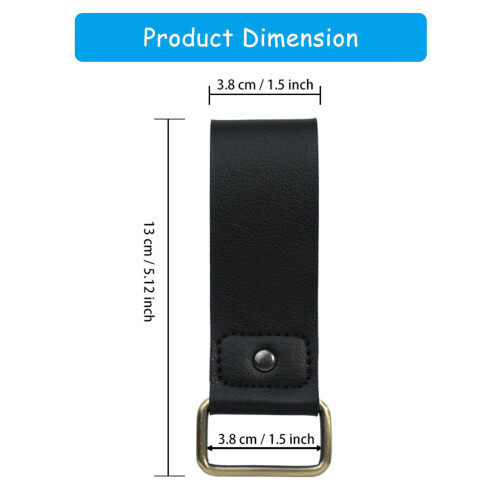 Portable Thin Tape Measure Holders Keychain With Belt Loop 2
