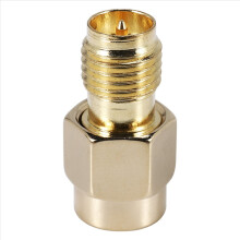 Conector adaptador coaxial RF durável com plugue SMA macho para RP-SMA fêmea