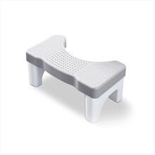 Banquinho para defecar em vaso sanitário agachado, portátil, de plástico, para adultos e crianças (1 unidade).