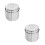 2 Pcs Stainless Steel Small Medicine Bottle Cereal Storage Container 9