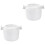 2 Pieces Thermal Lunch Box Microwave Cooker For Rice Cookware Small 3