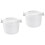 2 Pieces Thermal Lunch Box Microwave Cooker For Rice Cookware Small 4