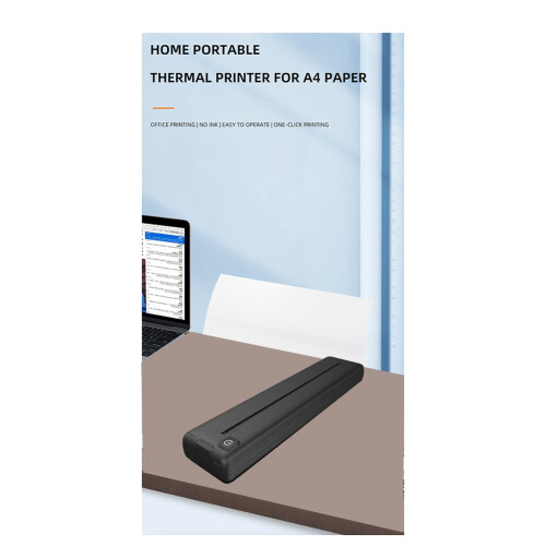 Portable A4 Thermal Printer Wireless Inkless 200dpi Label Maker Wrong Question Printing for Office Home 2