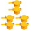 3 Pack Honey Gate Extractor For Bucket Bee Hive Beehive Yellow 8