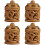 4 Piezas Madera Para Fragancia Botella Colgante 7