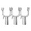 2 Pieces Clothesline Prop Retractable Fork Pole Connector Replacement 1