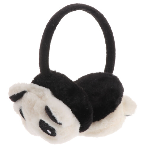 2 Pcs Kids Panda Plush Ear Muffs Winter Ear Protector 1