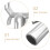 2 Pieces Clothesline Prop Retractable Fork Pole Connector Replacement 7