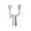 2 Pieces Clothesline Prop Retractable Fork Pole Connector Replacement 2