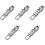 5Pcs Equestrian Hook: 102Mm Snap Hook With Fixed-Eye For Horse Riding 5