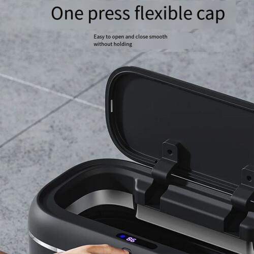14L Automatic Sensor Trash Can Electric Touchless Smart Bin Kitchen Bathroom Waterproof Bucket Garbage with Lid 2