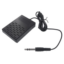 Pedal de Sustain Compacto Universal com Interface de 3,5 mm para Piano, Teclado Eletrônico e Bateria Eletrônica Dobrável
