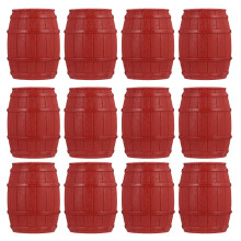 24 Pcs Pirate Barrel Model Beer Mug Sand Table Pvc
