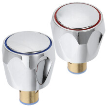 2 Sets Hot Cold Valve Plumbing Parts Bathtub Replacement Handles