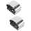 2Pcs Horseshoe Shape Tube Protector Handrail Plug Cover Cap 9