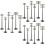 18 Pcs Mini Telephone Poles For Model Railway Sand Table Scene 8