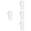 4 Pack Clarinet Mouthpiece Flute Accessories Plastic For Instrument 8