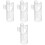 4 Pack Clarinet Mouthpiece Flute Accessories Plastic For Instrument 5