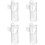 4 Pack Clarinet Mouthpiece Flute Accessories Plastic For Instrument 7