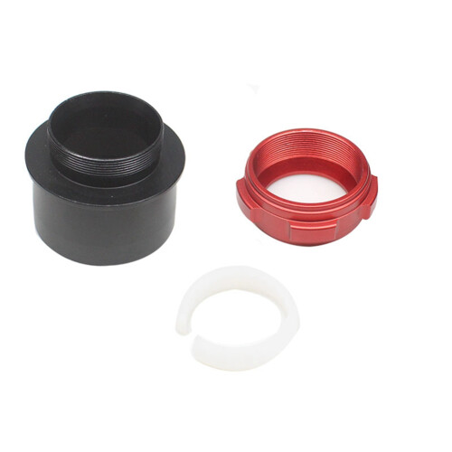 Adaptador de montagem de 2 polegadas para 1,25 polegadas com trava coaxial para interface de ocular de telescópio astronômico 2