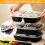 (10) 10-Pack 31oz Meal Prep Containers, 2-Compartment Bento Lunch Boxes - BPA Free, Leakproof, Stackable, Reusable for 3