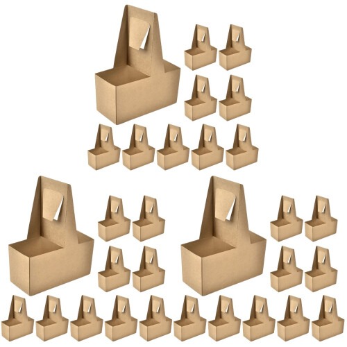 30 Pcs Paper Coffee Carrier Drink Takeout Holder 1