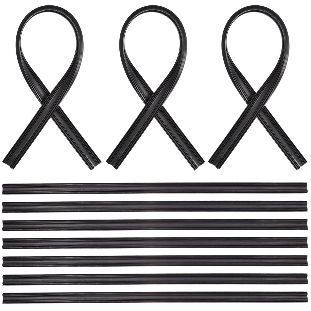 20 Pcs Automobile Windshield Wiper Refills Rubber Strips Wiper Strip 3203841180062