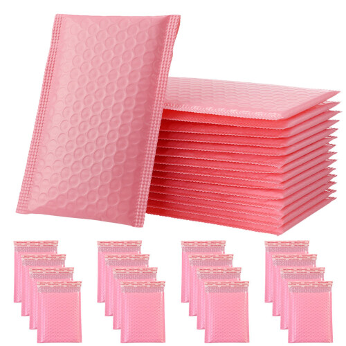 120 Pcs Bubble Shipping Bags Self-Adhesive Mailing Packaging 1