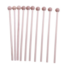 2 Count Natural Mallet Percussion Stick Instrument Sticks Accessories